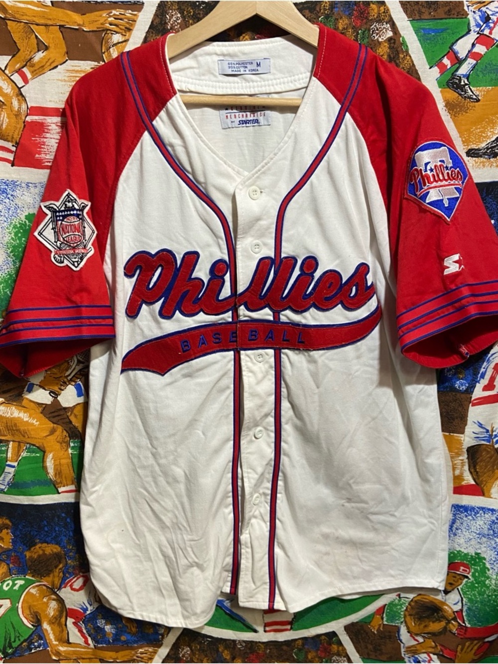 Vintage Philadelphia Phillies Starter Script Baseball Jersey